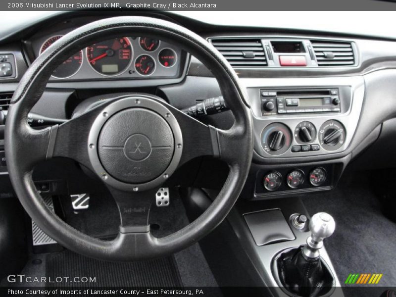 Dashboard of 2006 Lancer Evolution IX MR
