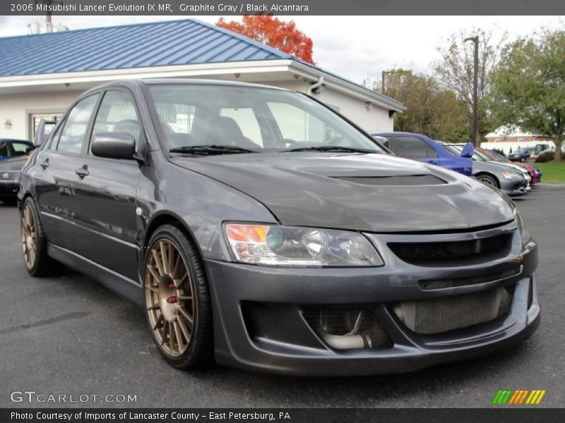 Graphite Gray / Black Alcantara 2006 Mitsubishi Lancer Evolution IX MR
