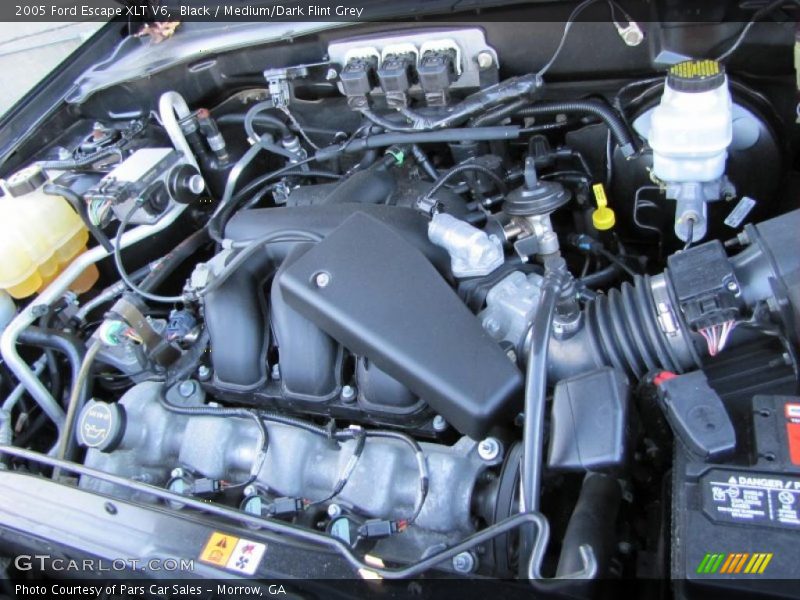 Black / Medium/Dark Flint Grey 2005 Ford Escape XLT V6