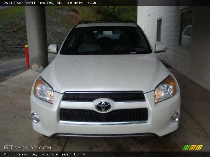 Blizzard White Pearl / Ash 2011 Toyota RAV4 Limited 4WD