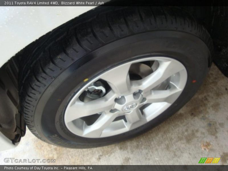 Blizzard White Pearl / Ash 2011 Toyota RAV4 Limited 4WD