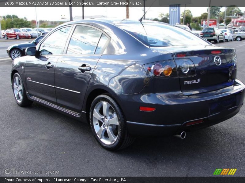 Carbon Gray Mica / Black 2005 Mazda MAZDA3 SP23 Special Edition Sedan