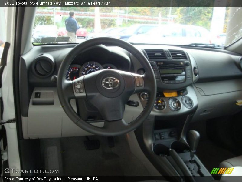 Blizzard White Pearl / Ash 2011 Toyota RAV4 Limited 4WD