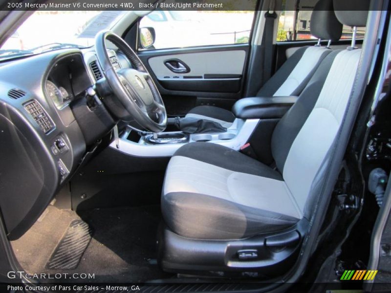  2005 Mariner V6 Convenience 4WD Black/Light Parchment Interior
