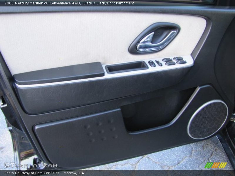 Black / Black/Light Parchment 2005 Mercury Mariner V6 Convenience 4WD