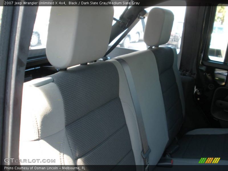 Black / Dark Slate Gray/Medium Slate Gray 2007 Jeep Wrangler Unlimited X 4x4