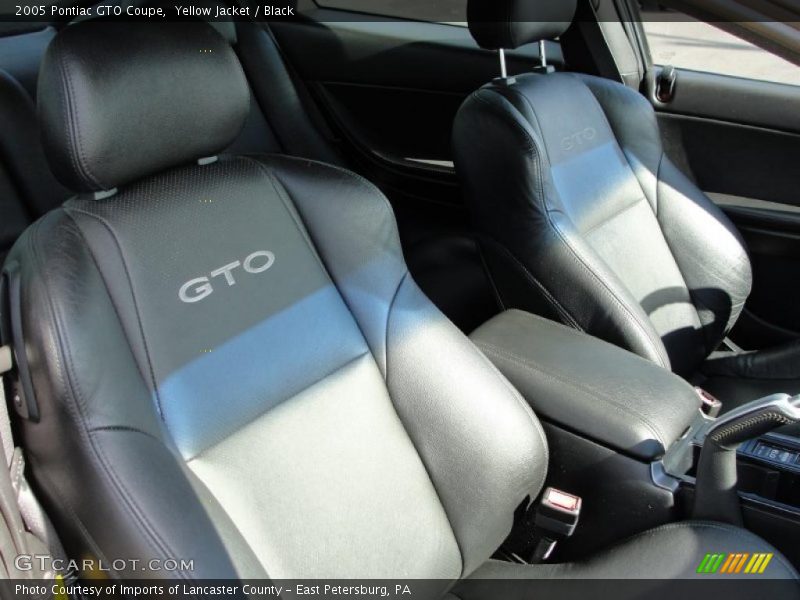  2005 GTO Coupe Black Interior