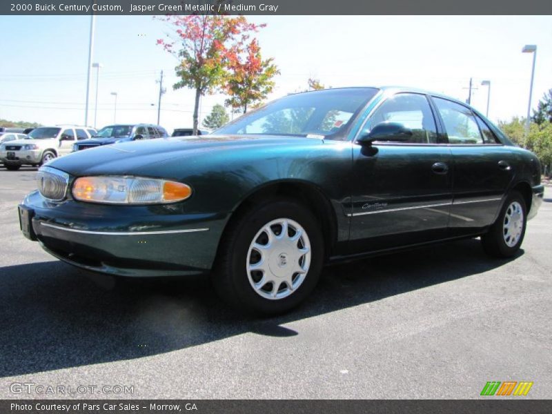 Jasper Green Metallic / Medium Gray 2000 Buick Century Custom