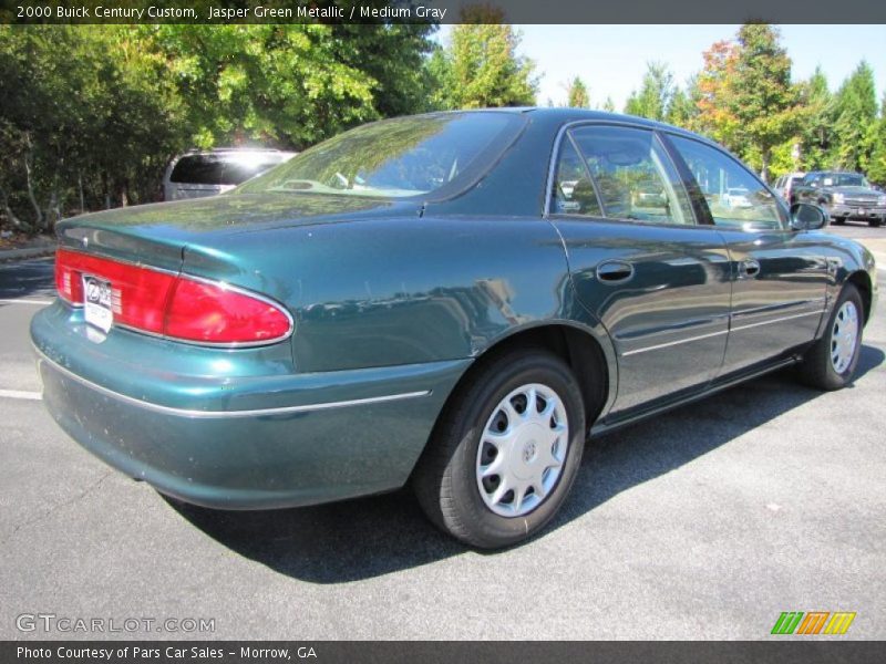 Jasper Green Metallic / Medium Gray 2000 Buick Century Custom