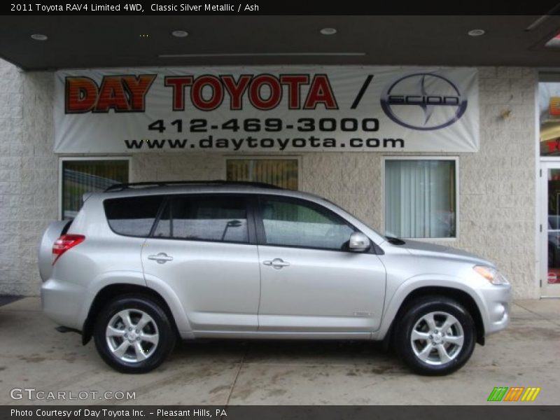 Classic Silver Metallic / Ash 2011 Toyota RAV4 Limited 4WD