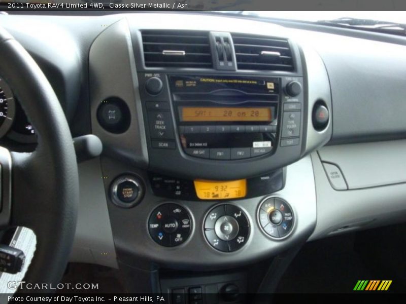 Controls of 2011 RAV4 Limited 4WD