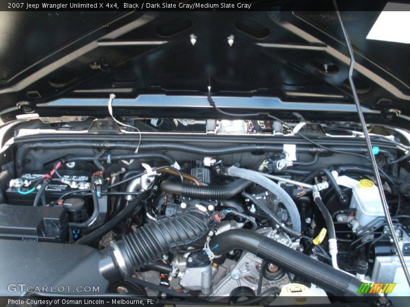 Black / Dark Slate Gray/Medium Slate Gray 2007 Jeep Wrangler Unlimited X 4x4