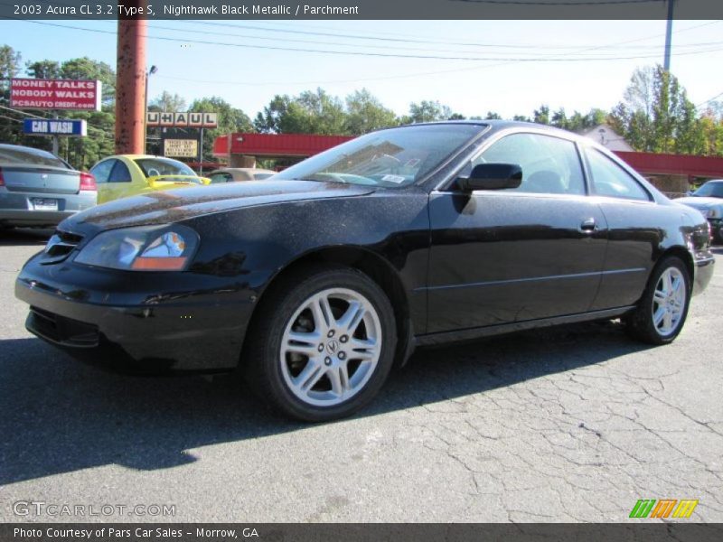 Nighthawk Black Metallic / Parchment 2003 Acura CL 3.2 Type S