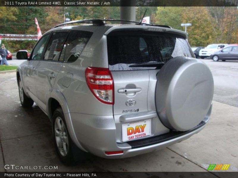Classic Silver Metallic / Ash 2011 Toyota RAV4 Limited 4WD