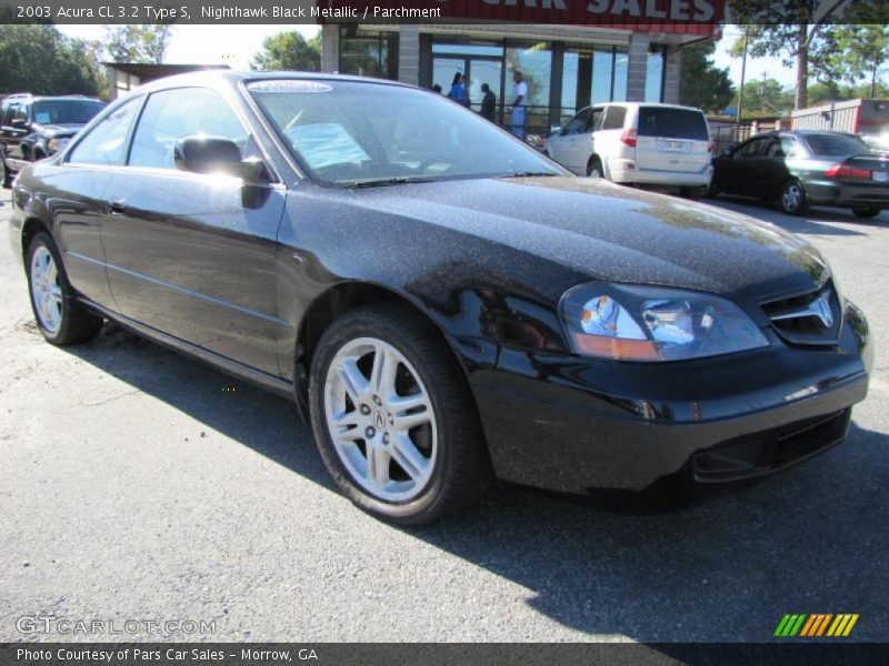 Nighthawk Black Metallic / Parchment 2003 Acura CL 3.2 Type S