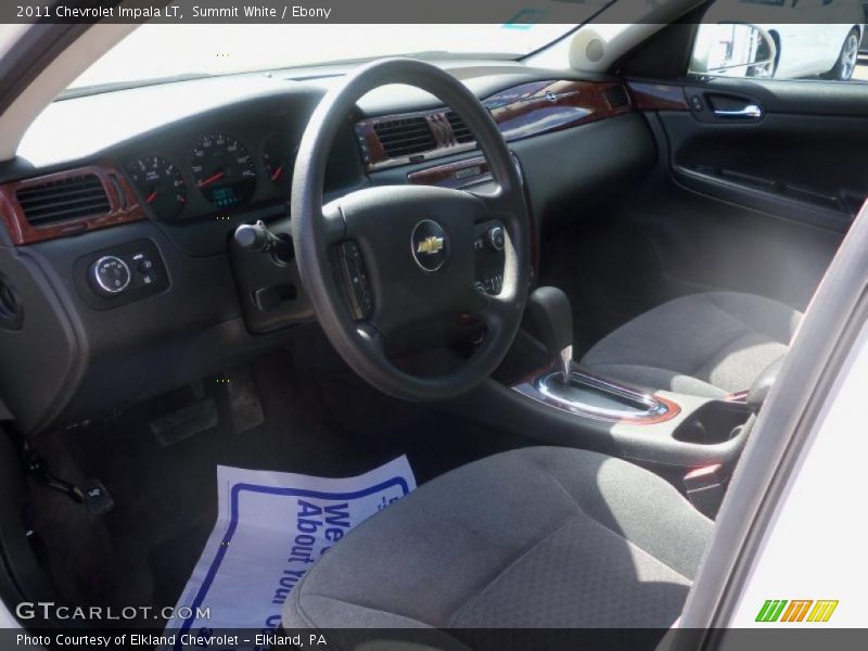 Summit White / Ebony 2011 Chevrolet Impala LT