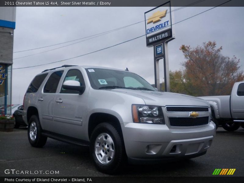 Sheer Silver Metallic / Ebony 2011 Chevrolet Tahoe LS 4x4
