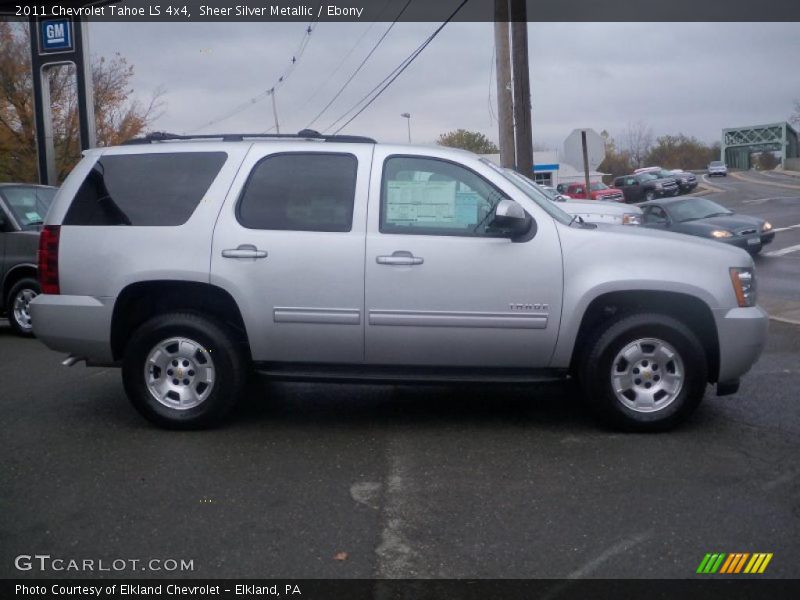 Sheer Silver Metallic / Ebony 2011 Chevrolet Tahoe LS 4x4
