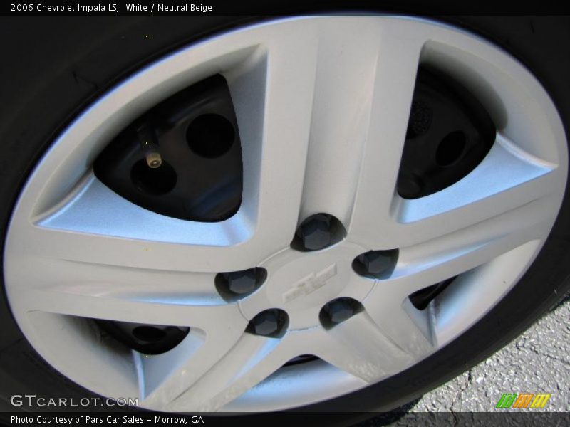 White / Neutral Beige 2006 Chevrolet Impala LS