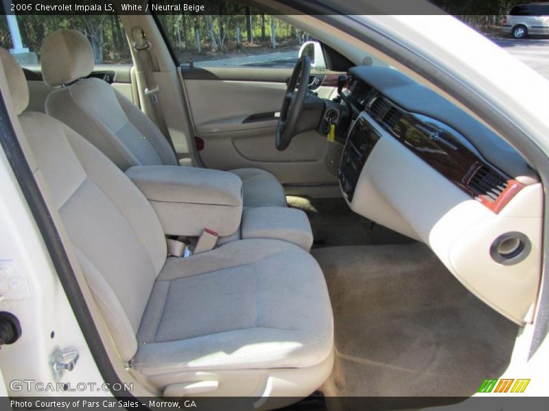 White / Neutral Beige 2006 Chevrolet Impala LS