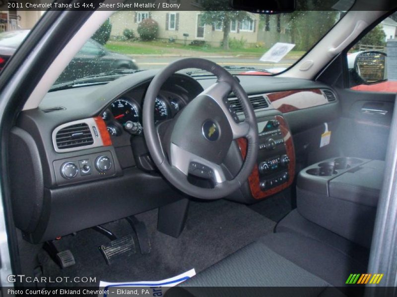 Sheer Silver Metallic / Ebony 2011 Chevrolet Tahoe LS 4x4