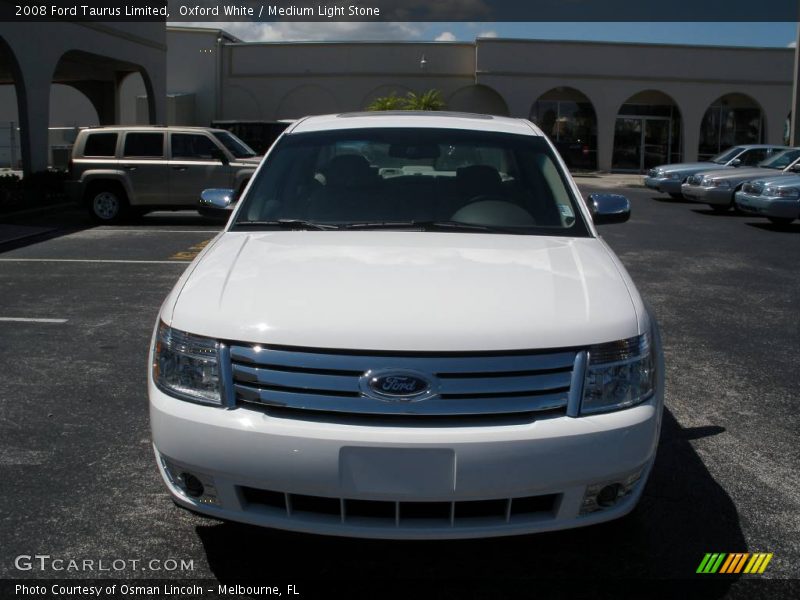 Oxford White / Medium Light Stone 2008 Ford Taurus Limited