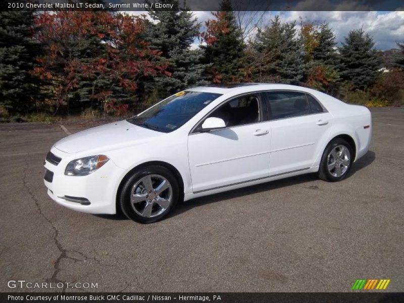 Summit White / Ebony 2010 Chevrolet Malibu LT Sedan