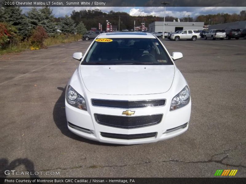 Summit White / Ebony 2010 Chevrolet Malibu LT Sedan