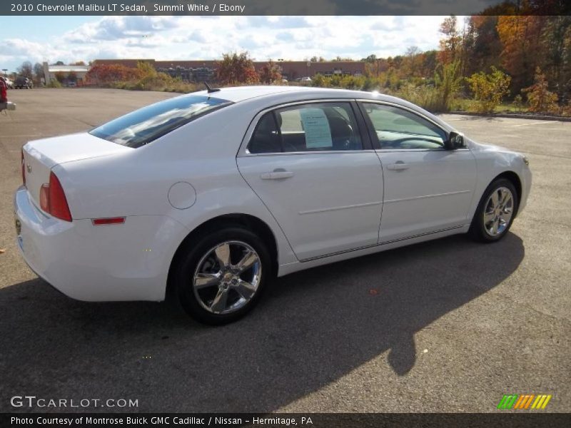Summit White / Ebony 2010 Chevrolet Malibu LT Sedan