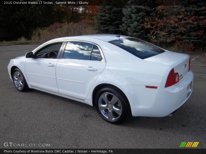 Summit White / Ebony 2010 Chevrolet Malibu LT Sedan