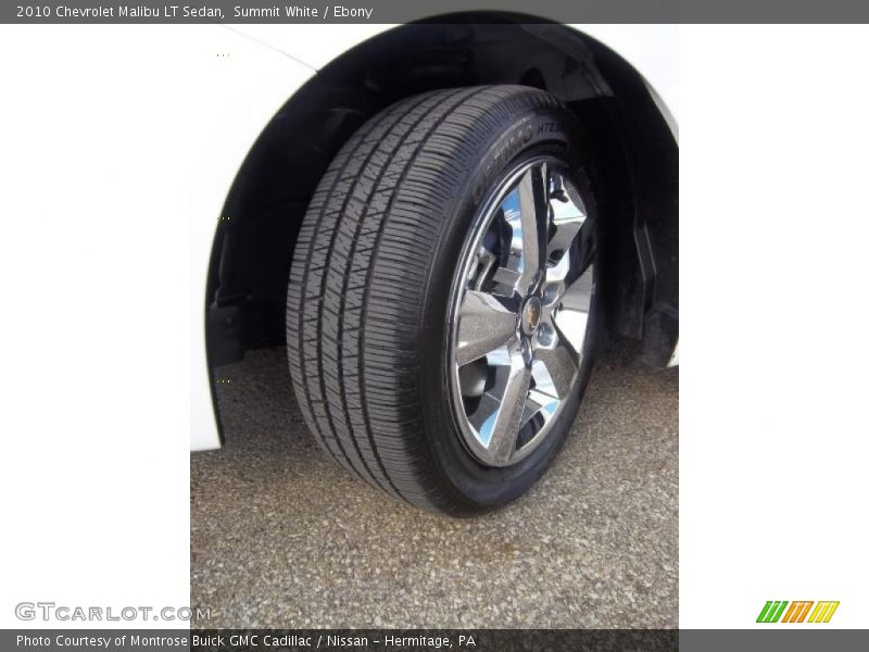 Summit White / Ebony 2010 Chevrolet Malibu LT Sedan