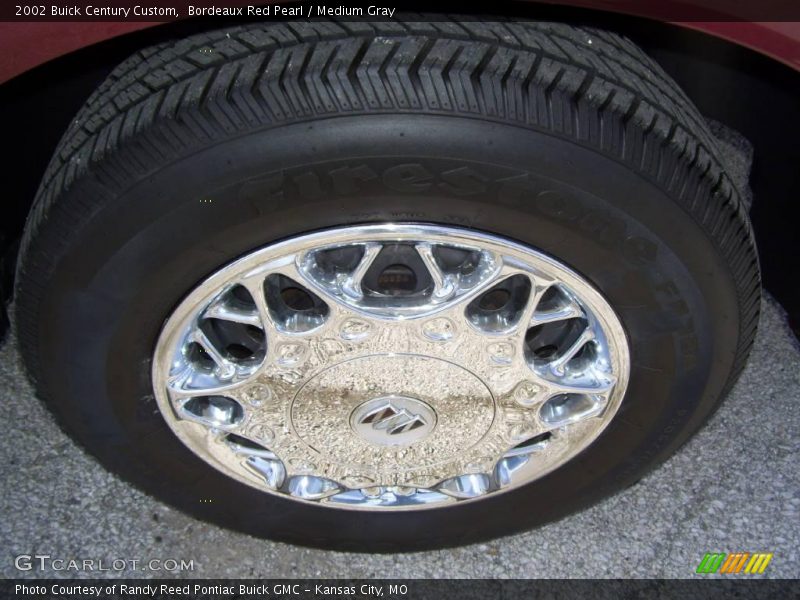 Bordeaux Red Pearl / Medium Gray 2002 Buick Century Custom