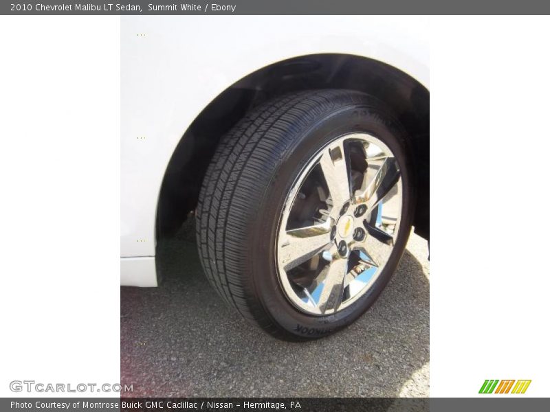 Summit White / Ebony 2010 Chevrolet Malibu LT Sedan