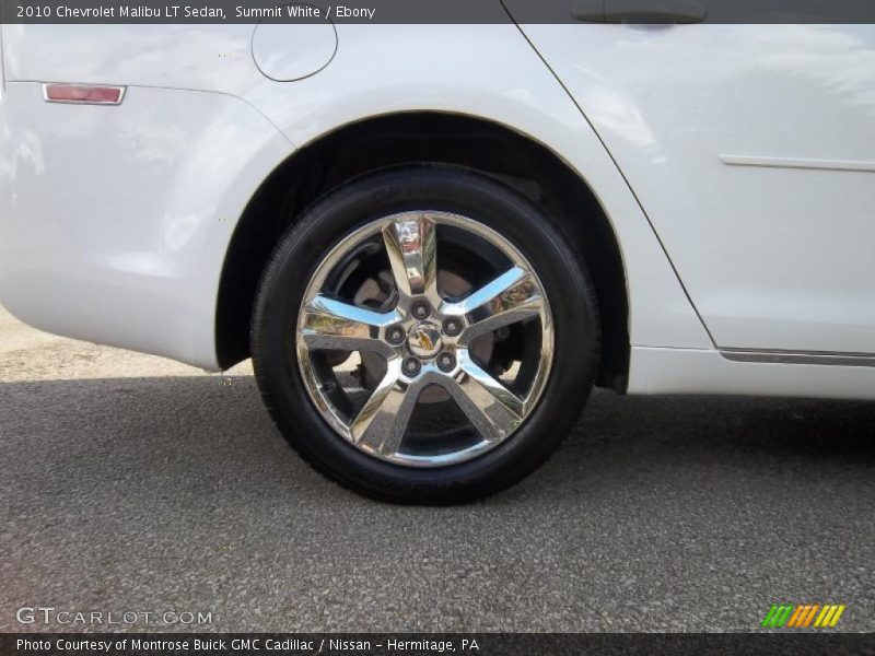 Summit White / Ebony 2010 Chevrolet Malibu LT Sedan