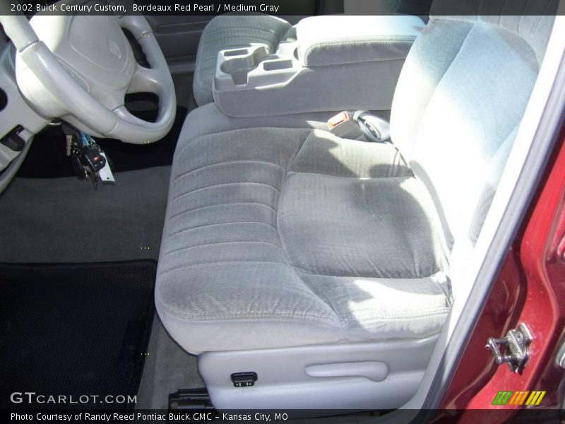 Bordeaux Red Pearl / Medium Gray 2002 Buick Century Custom