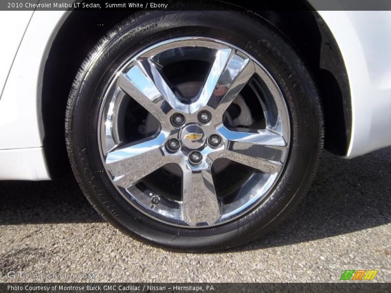 Summit White / Ebony 2010 Chevrolet Malibu LT Sedan