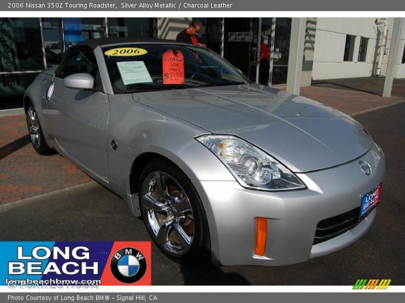 Silver Alloy Metallic / Charcoal Leather 2006 Nissan 350Z Touring Roadster