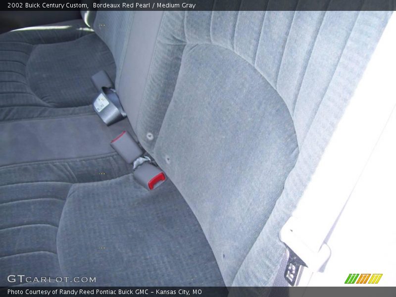 Bordeaux Red Pearl / Medium Gray 2002 Buick Century Custom