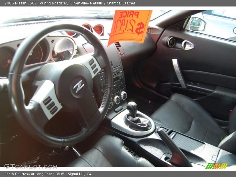 Silver Alloy Metallic / Charcoal Leather 2006 Nissan 350Z Touring Roadster