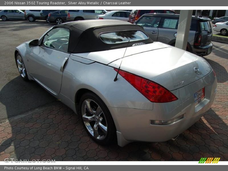 Silver Alloy Metallic / Charcoal Leather 2006 Nissan 350Z Touring Roadster