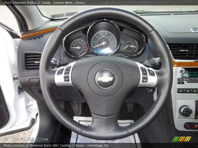Summit White / Ebony 2010 Chevrolet Malibu LT Sedan