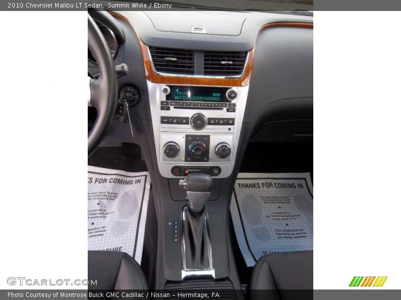 Summit White / Ebony 2010 Chevrolet Malibu LT Sedan