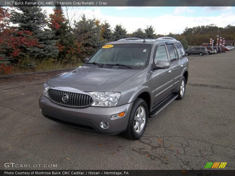 Titanium Gray Metallic / Gray 2007 Buick Rainier CXL AWD