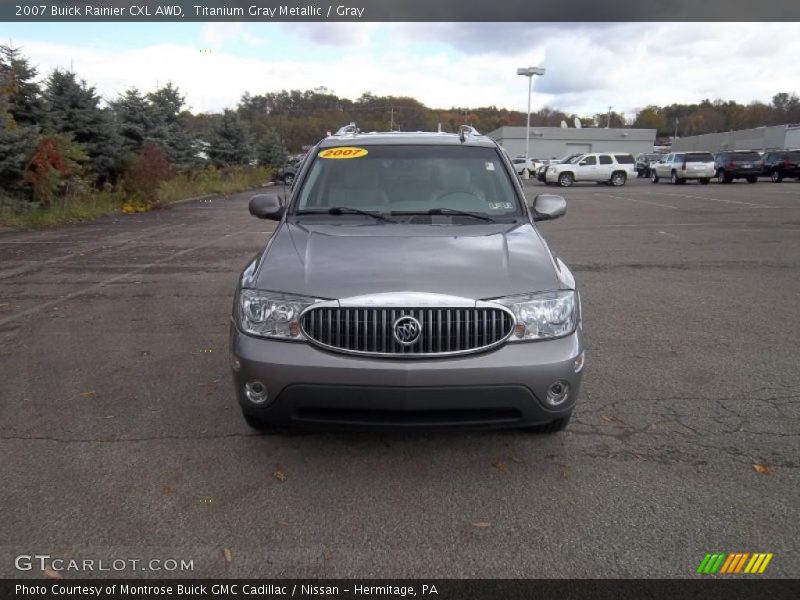 Titanium Gray Metallic / Gray 2007 Buick Rainier CXL AWD