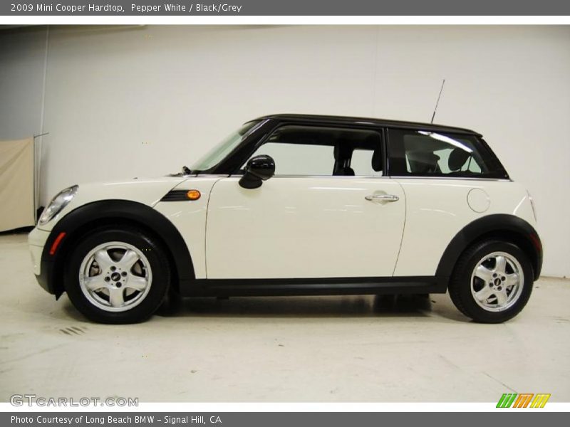 Pepper White / Black/Grey 2009 Mini Cooper Hardtop