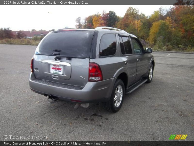 Titanium Gray Metallic / Gray 2007 Buick Rainier CXL AWD