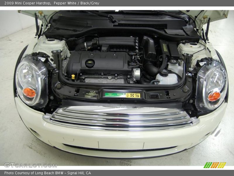 Pepper White / Black/Grey 2009 Mini Cooper Hardtop