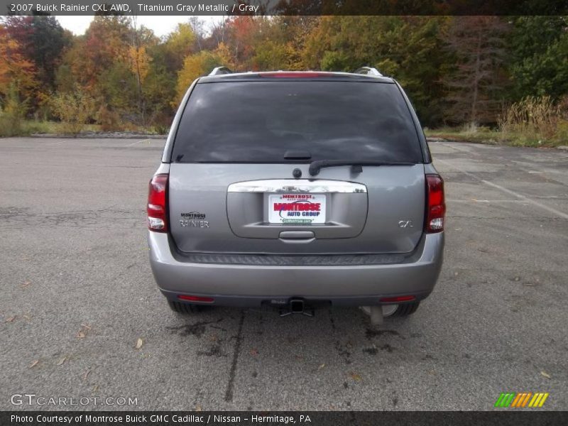 Titanium Gray Metallic / Gray 2007 Buick Rainier CXL AWD