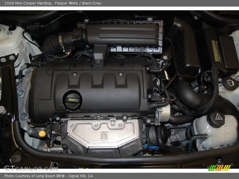 Pepper White / Black/Grey 2009 Mini Cooper Hardtop