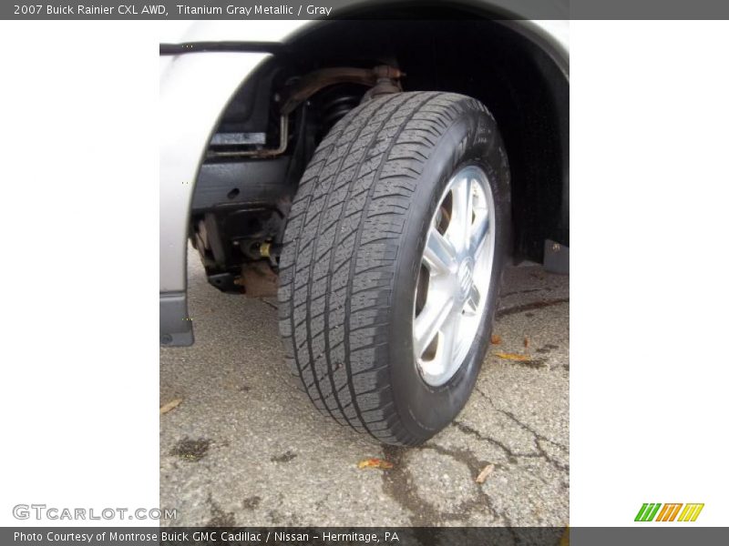 Titanium Gray Metallic / Gray 2007 Buick Rainier CXL AWD